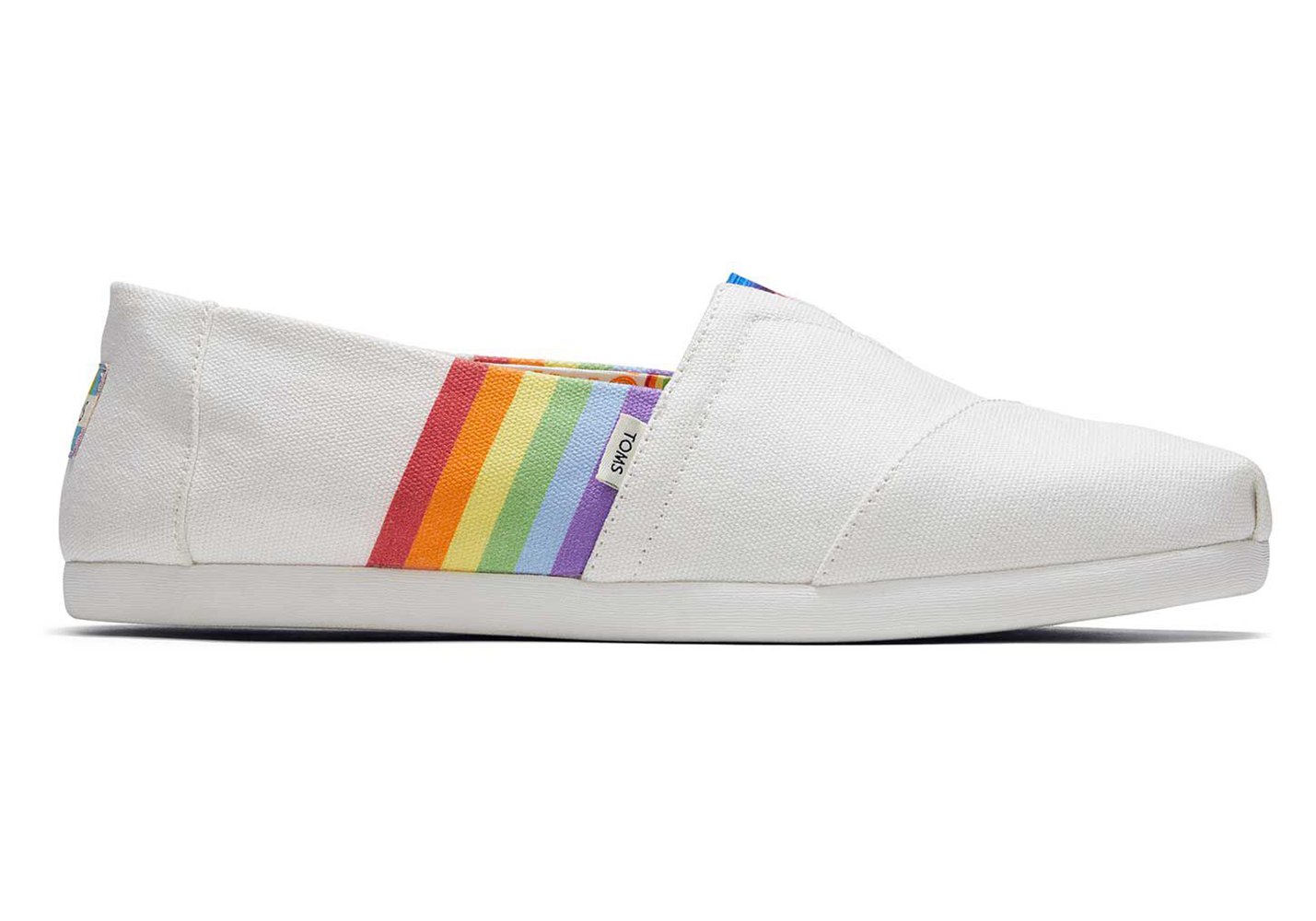 Toms Alpargata Unity Rainbow Espadrille White - Mens - 08371-TYZI